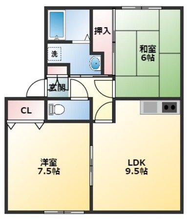 ALLEY島泉131の物件間取画像